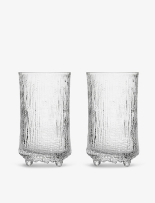 Iittala Ultima Thule Beer Glasses Set Of Two In Clear