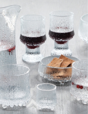 IITTALA: Ultima Thule glass goblet set of two