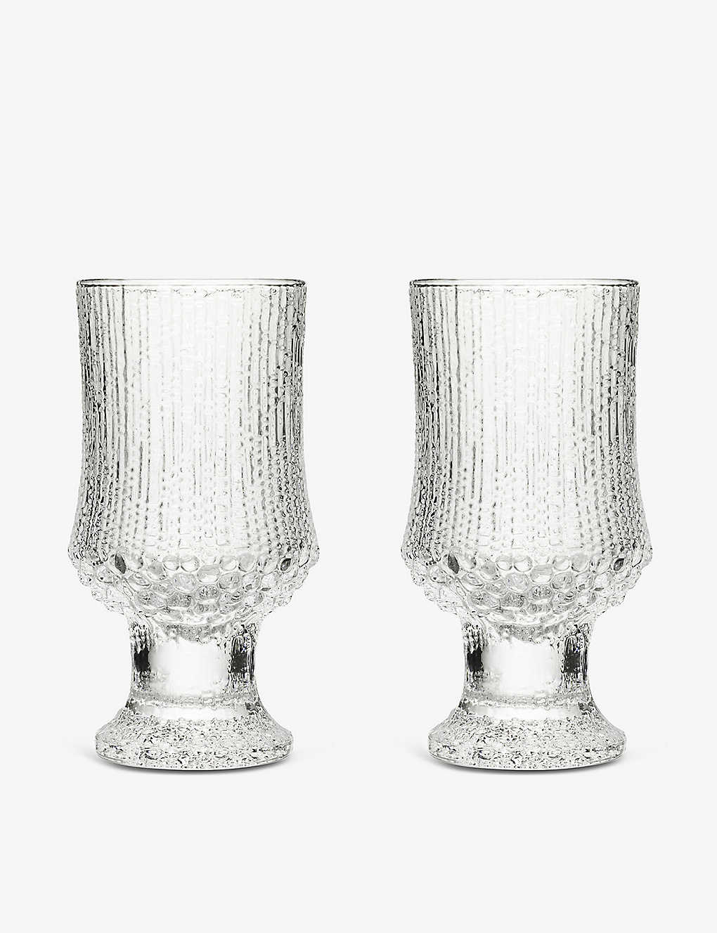 Iittala Ultima Thule Glass Goblet Set Of Two