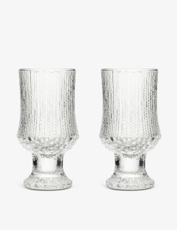 Ultima Thule glass goblet set of two