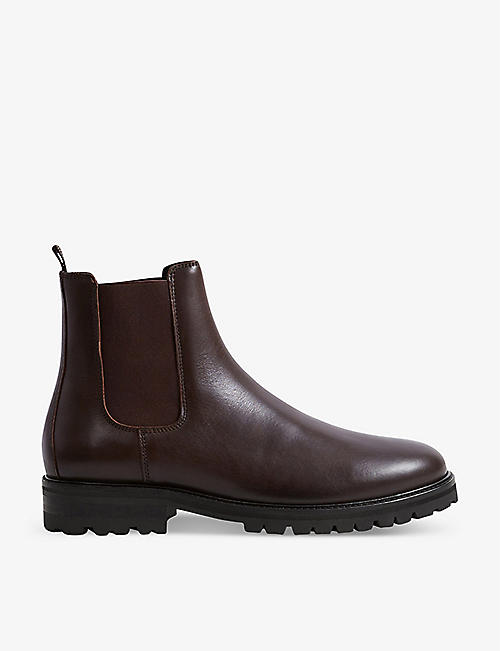 REISS: Chiltern leather Chelsea boots
