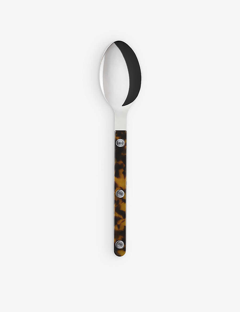 Sabre Faux Tortoise Bistrot Stainless-steel And Acrylic Teaspoon 16cm