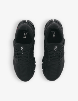 Shop On-running Men's All Black Cloudswift 3 Mesh And Shell Low-top Trainers