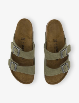 BIRKENSTOCK: Arizona Two-Strap Suede Sandals
