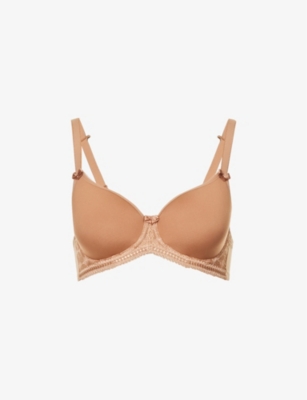 Panache Cari Moulded Spacer T Shirt Bra - Caramel