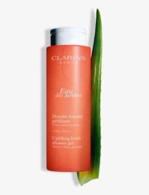 Shop Clarins Eau Des Jardins Uplifting Fresh Shower Gel