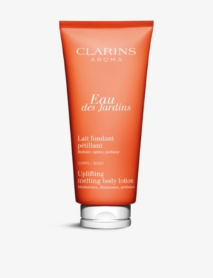 Shop Clarins Eau Des Jardins Uplifting Melting Body Lotion