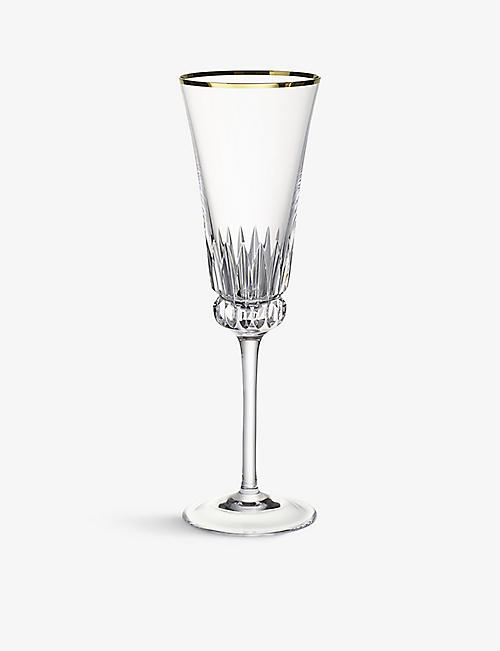 VILLEROY & BOCH: Grand Royal G champagne crystal-glass flute 23.9cm