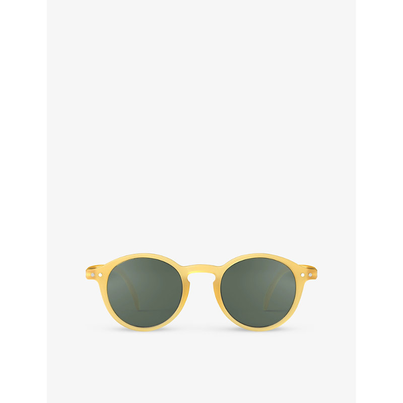 Izipizi Girls Yellow Honey Kids #d Junior Round-frame Semi-transparent Acetate Sunglasses