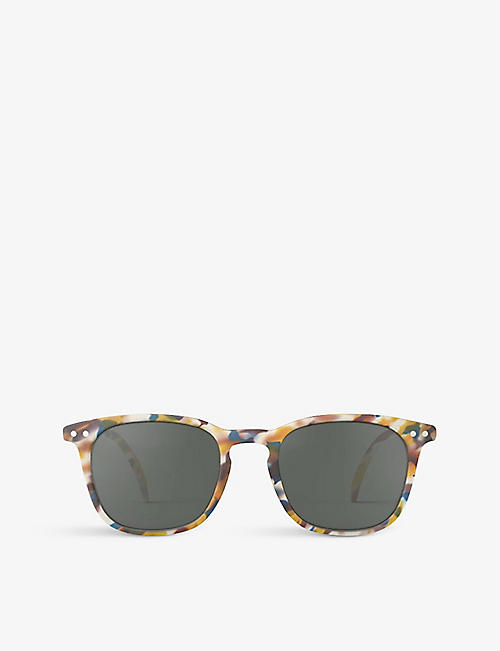 IZIPIZI: #E Junior square-frame tortoiseshell acetate sunglasses