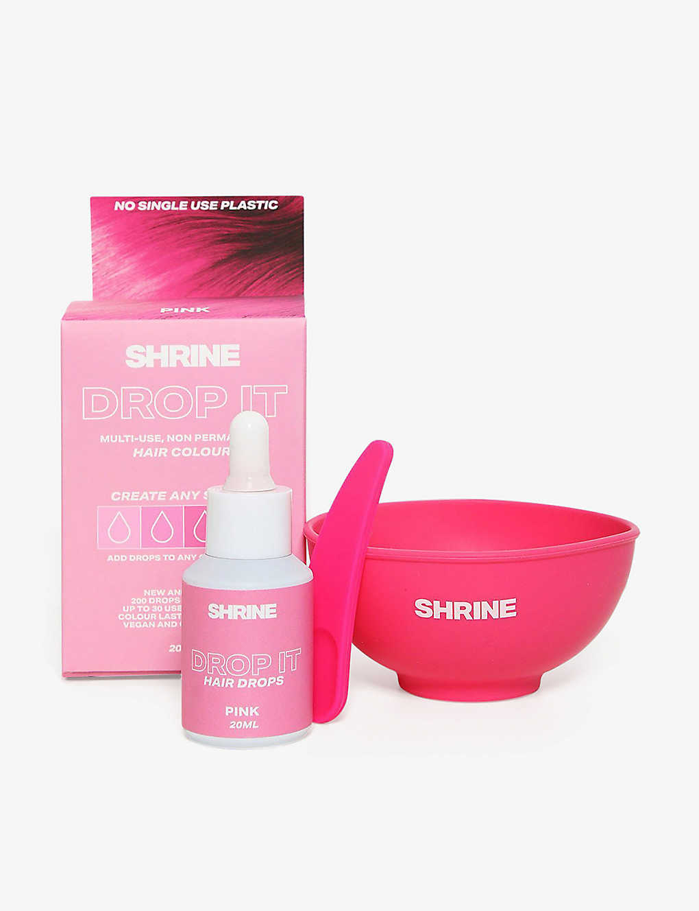 Shrine Pink Drop It Semi-permanent Hair Dye Kit