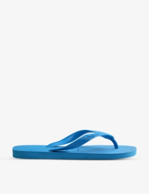Havaianas Top Logo-embossed Rubber Flip-flops In Turquoise