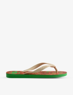 HAVAIANAS：Top Animals 印花橡胶人字拖