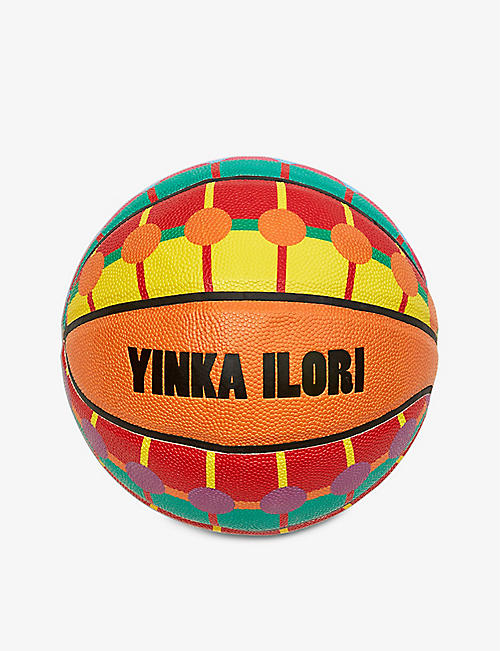 YINKA ILORI: Ere limited-edition brand-print rubber basketball