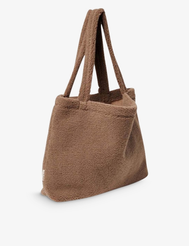 Teddy Mom woven shoulder bag
