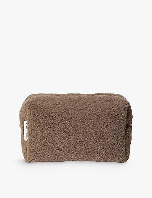STUDIO NOOS: Teddy logo-embroidered woven pouch