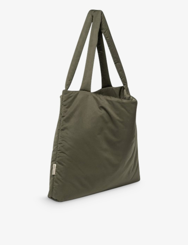 Puffy Mom woven shoulder bag