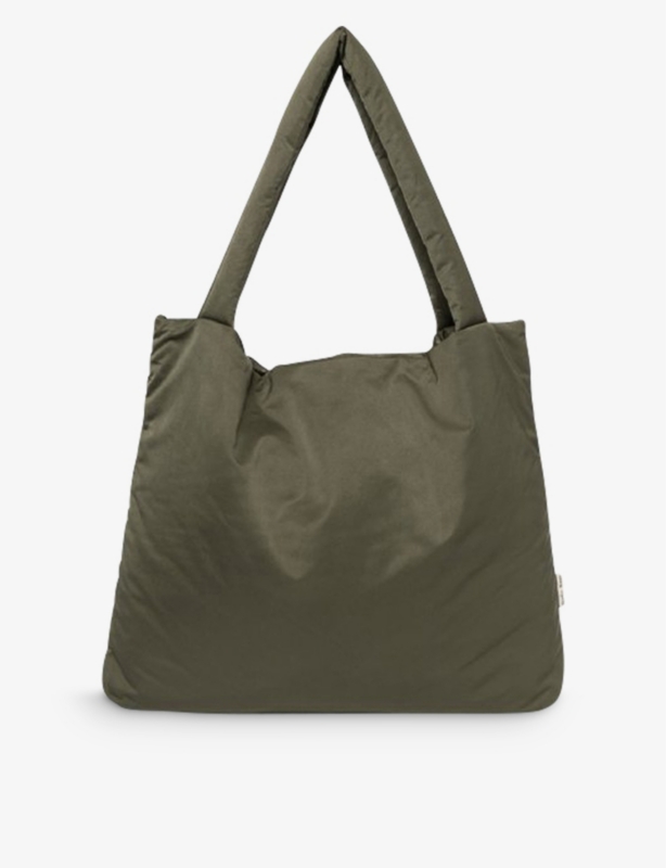 Puffy Mom woven shoulder bag