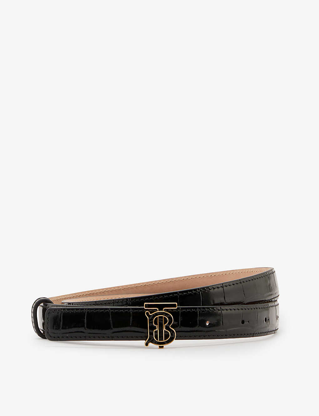 burberry belt gold buckle