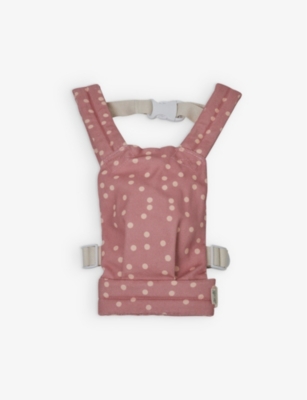 OLLI ELLA: Dinkum Dolls polka dot-print cotton-canvas doll carrier