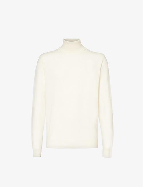 CORNELIANI: Roll-neck fine-knit cashmere jumper