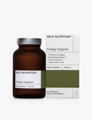 WILD NUTRITION: Energy Support supplements 60 capsules