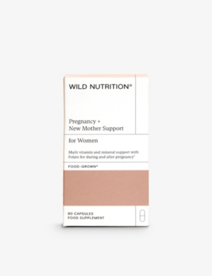 Wild Nutrition Pregnancy + New Mother Support Supplements 90 Capsules