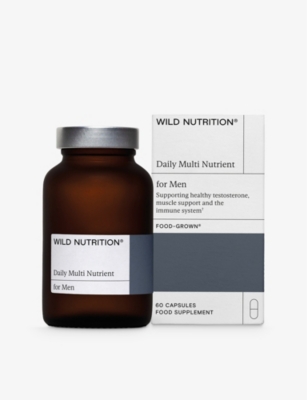 WILD NUTRITION - Daily Multi Nutrient for Men 60 capsules | Selfridges.com