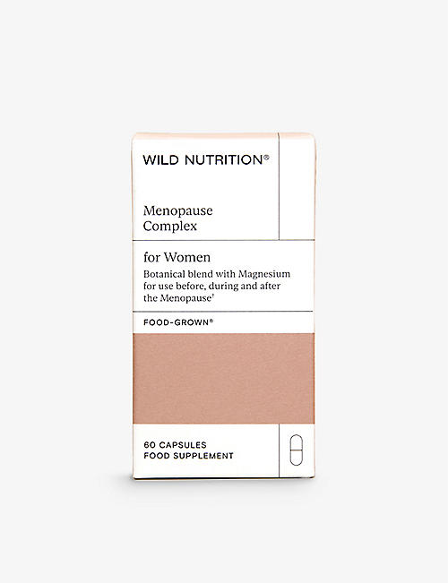 WILD NUTRITION: Menopause Complex supplements 60 capsules