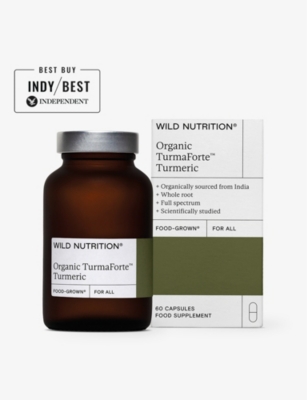 WILD NUTRITION: Organic Turmaforte Turmeric supplements 60 capsules