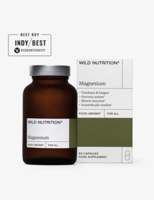 Wild Nutrition Magnesium Supplements 60 Capsules