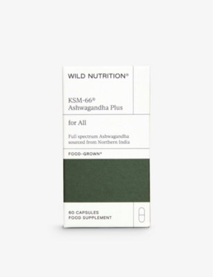 Wild Nutrition Ksm-66 Ashwagandha Plus Supplements 60 Capsules
