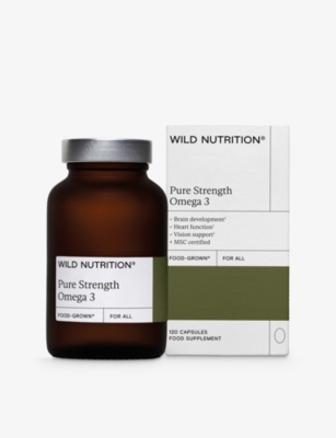 Wild Nutrition Pure Strength Omega 3 Supplements 120 Capsules