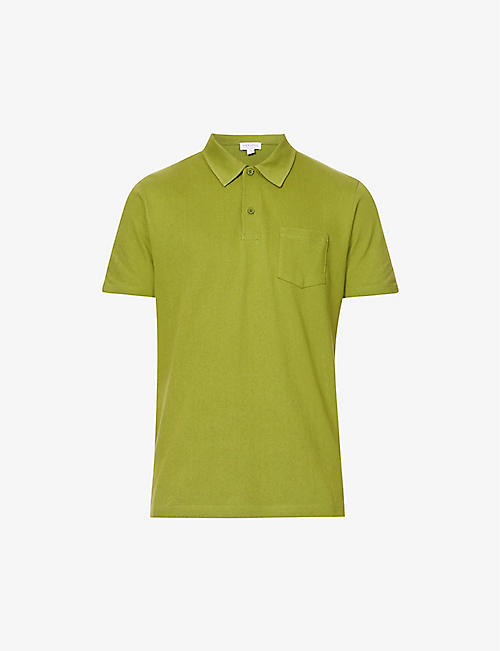 SUNSPEL: Riviera regular-fit cotton-piqué polo shirt