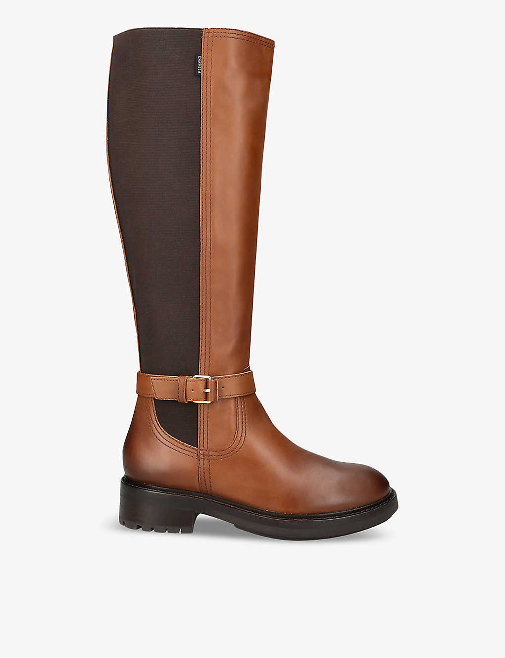 Carvela Comfort Margot High Leather Knee-high Boots In Tan