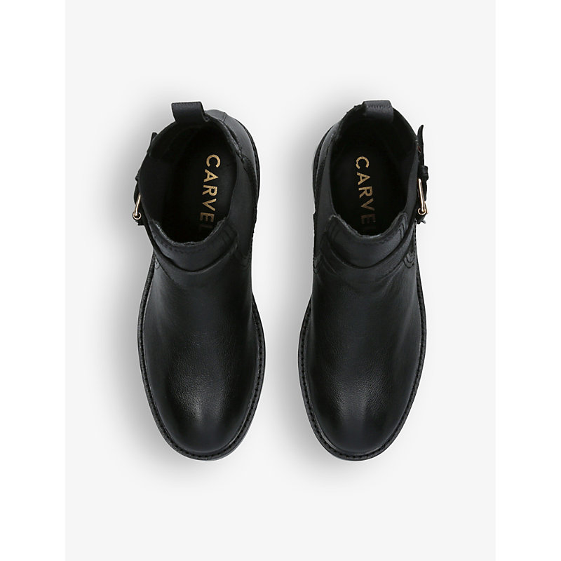 Shop Carvela Comfort Women's Black Margot Leather Ankle Boots