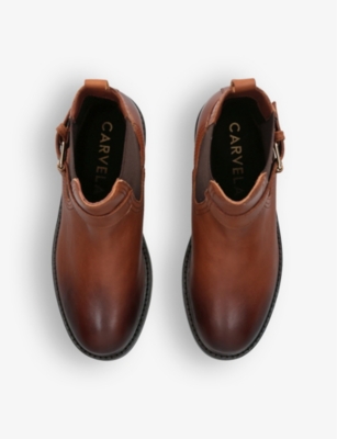 CARVELA COMFORT: Margot buckle-embellished leather ankle boots