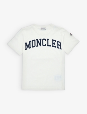 Multi Logo T-Shirt Moncler Tops T-Shirts White