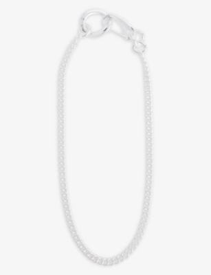 MARTINE ALI - Astrid brass and silver chain necklace | Selfridges.com