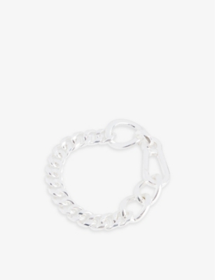 MARTINE ALI - Luc Curb silver-plated brass bracelet | Selfridges.com