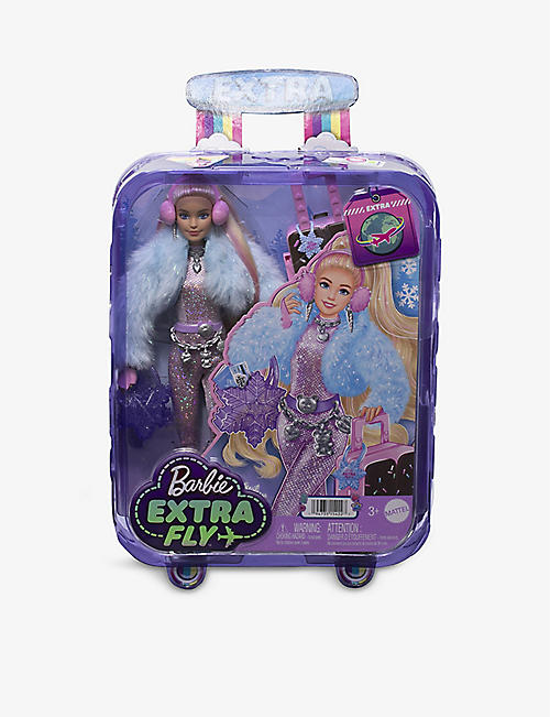 BARBIE: Barbie Extra snow travel doll set