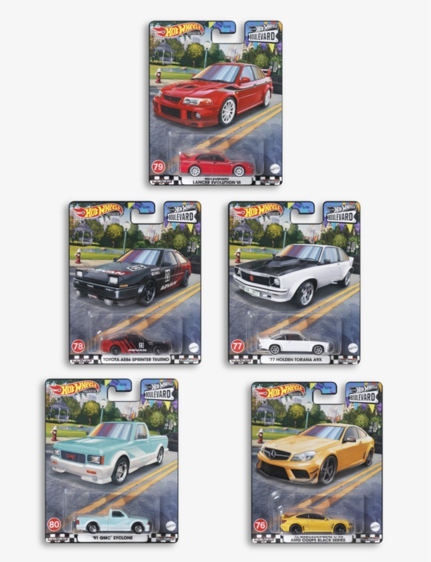 Hot Wheels Boulevard toy car assortment