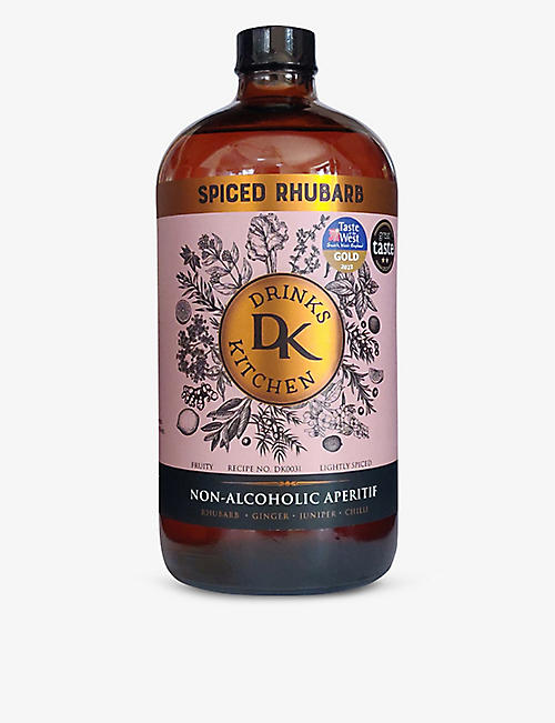 LOW & NO ALCOHOL: Drinks Kitchen spiced rhubarb non-alcoholic aperitif 950ml