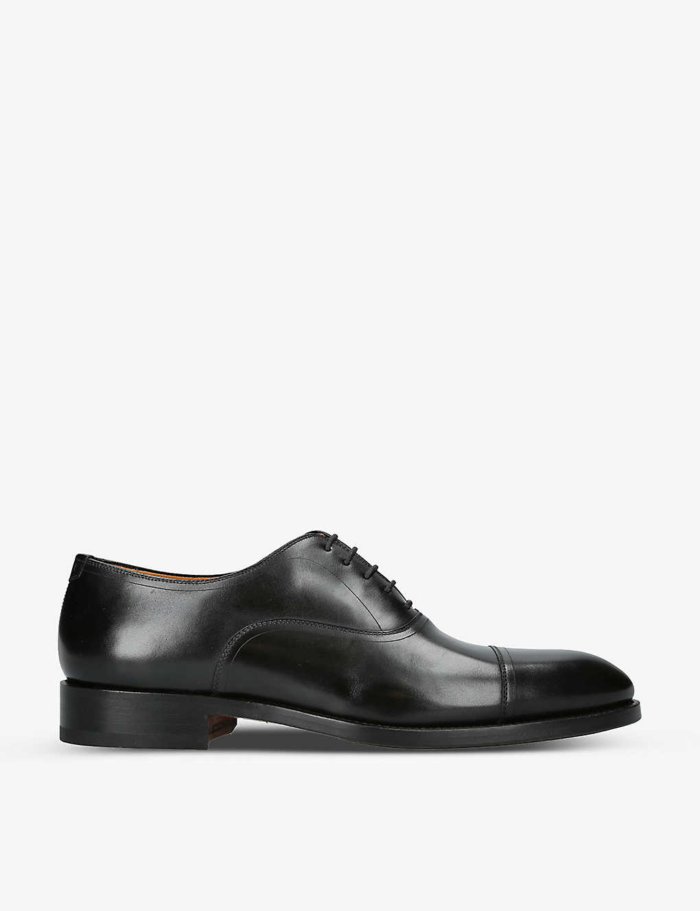 Shop Magnanni Men's Black Flex Leather Oxford Shoes