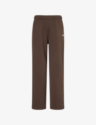 ALO YOGA: Accolade Straight-Leg Cotton-Jersey Jogging Bottoms