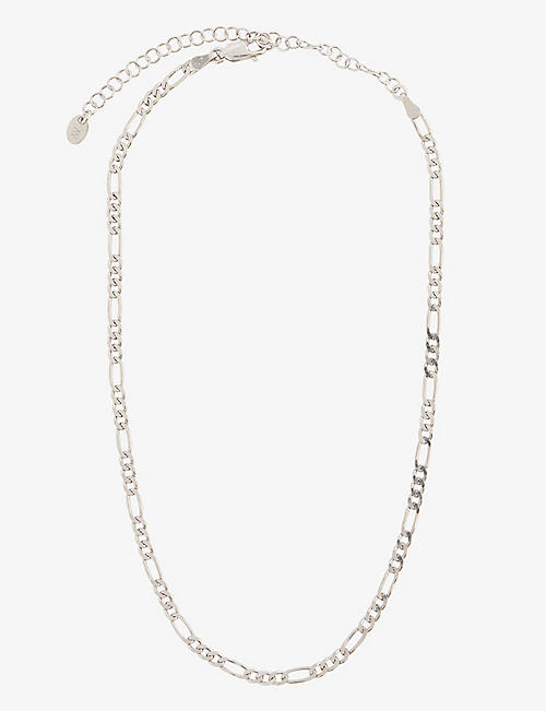 THE M JEWELERS: Figaro-chain sterling-silver choker necklace