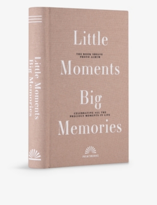 PRINT WORKS: Little Moments Big Memories photo album book 14.3cm x 20.5cm