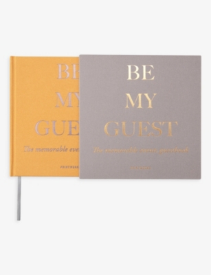PRINT WORKS: Be My Guest coffee-table guestbook 25.5cm x 23cm