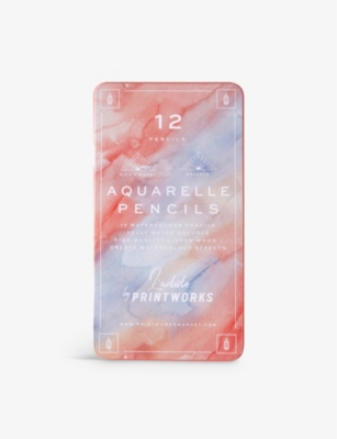 PRINT WORKS: L'Artiste aquarelle pencils set of 12