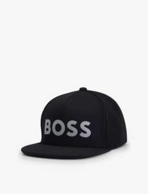 BOSS: Logo-print curved-peak stretch-jersey cap